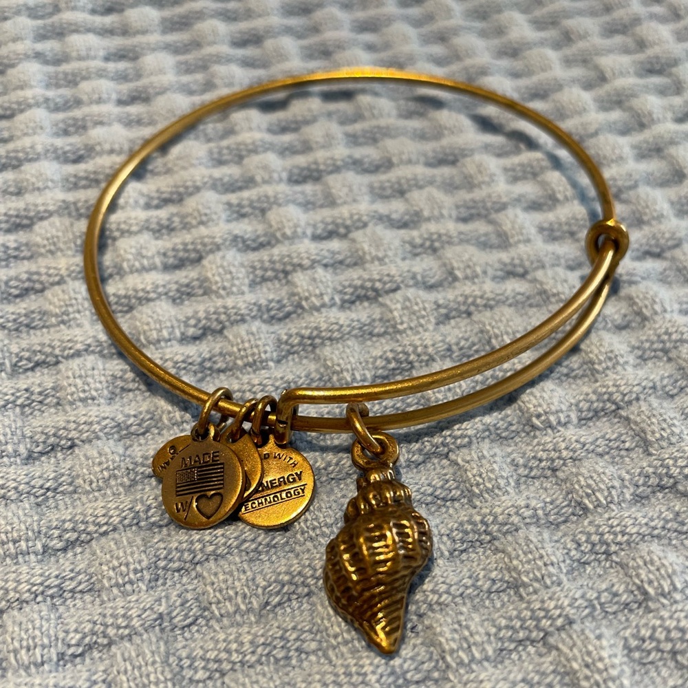 Alex and Ani seashell bangle